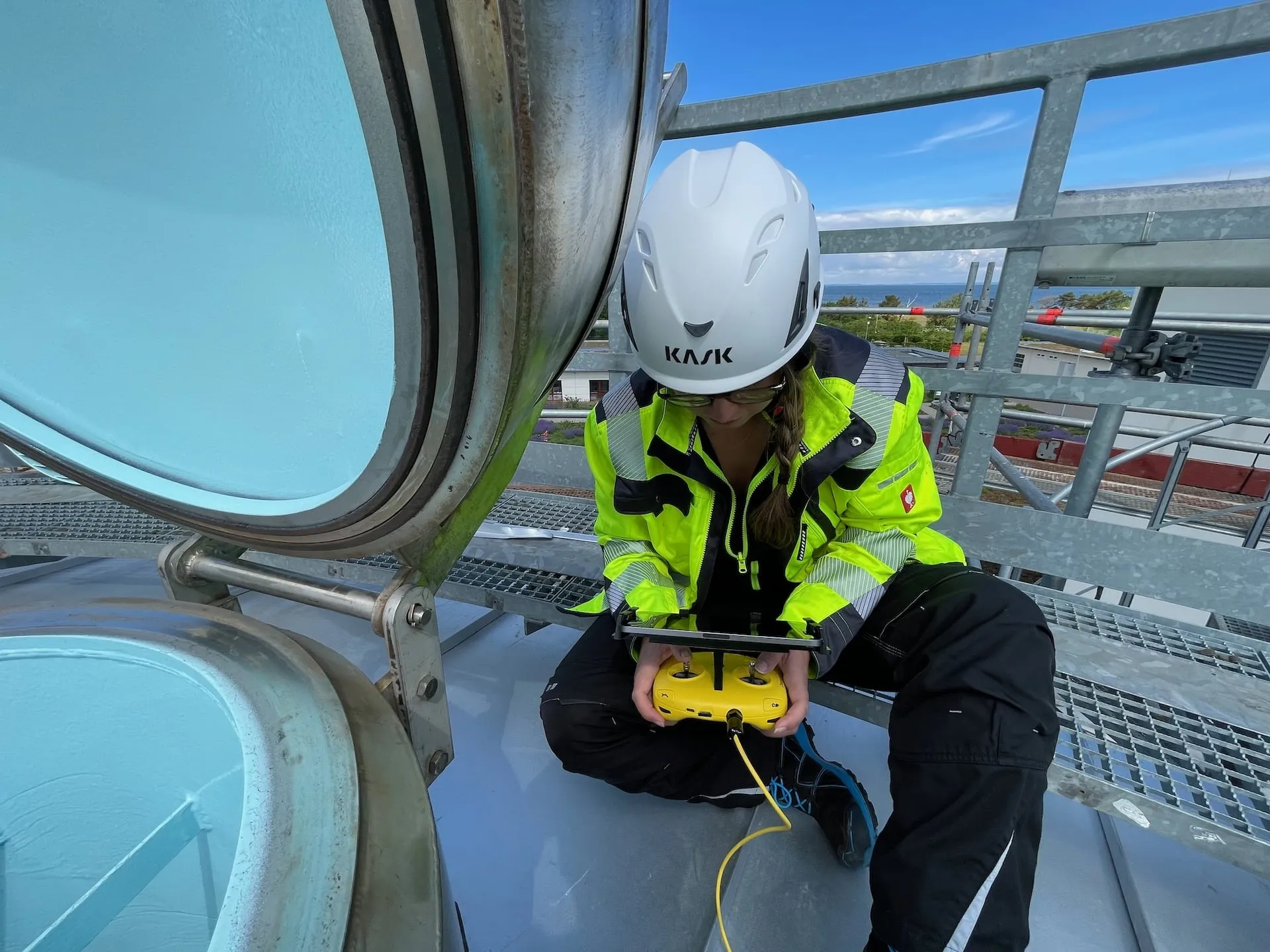 Kopterflug Inspektionsteam